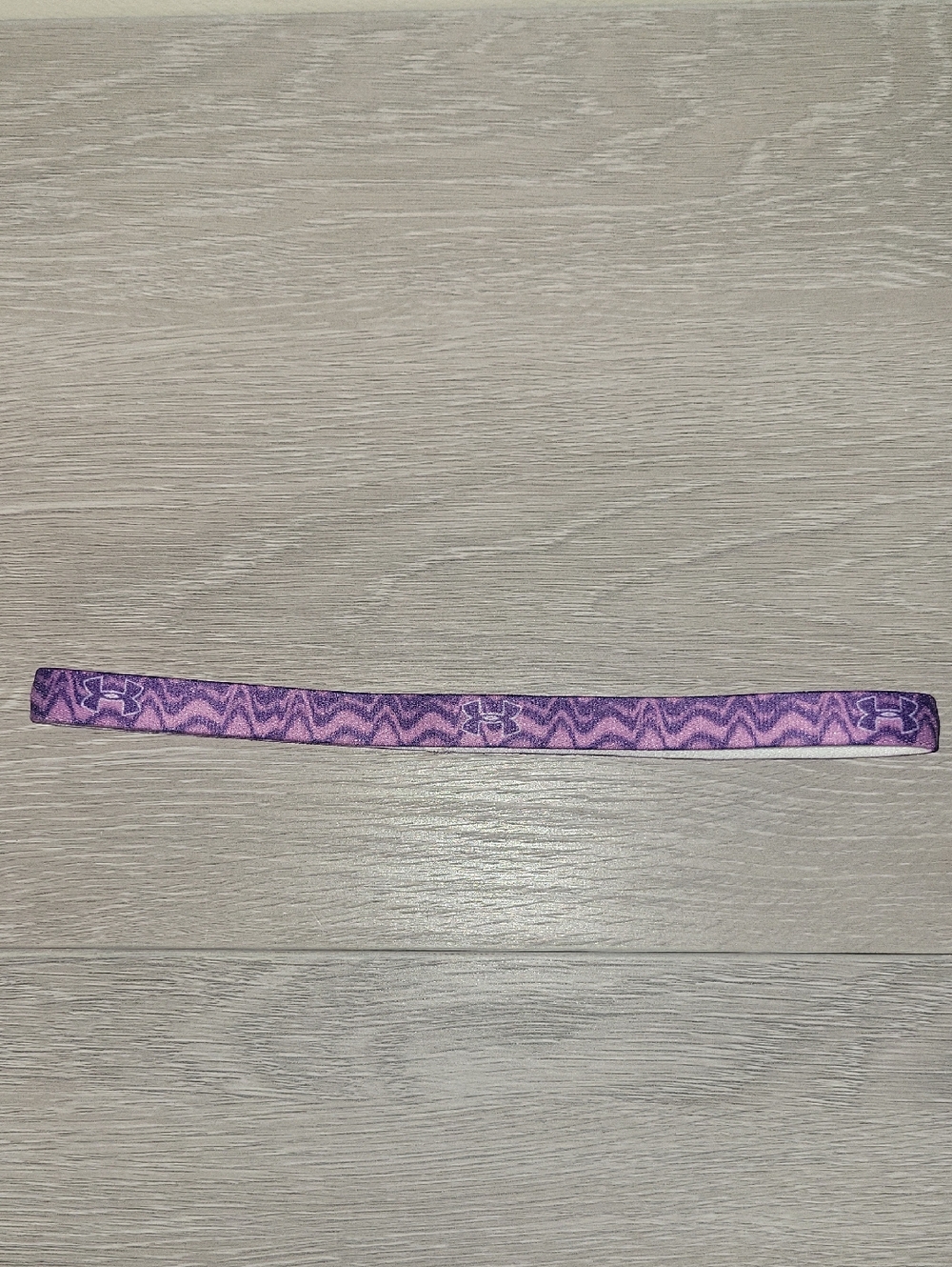 Under Armour Purple Zigzag Stretch Headband